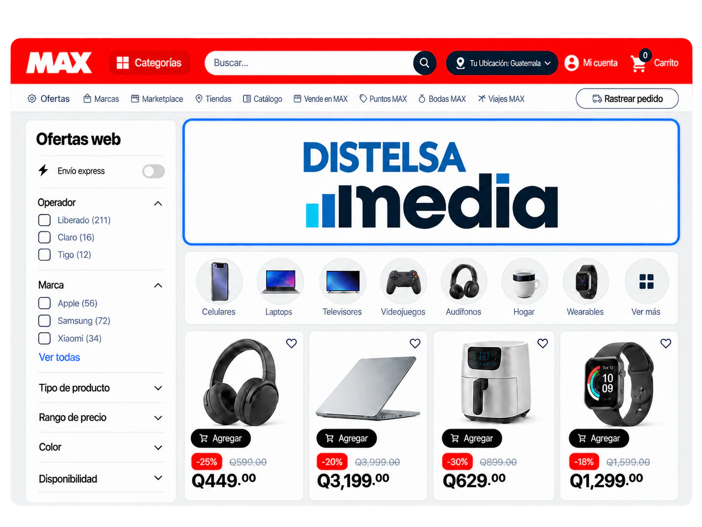 Mockup de Display Banners