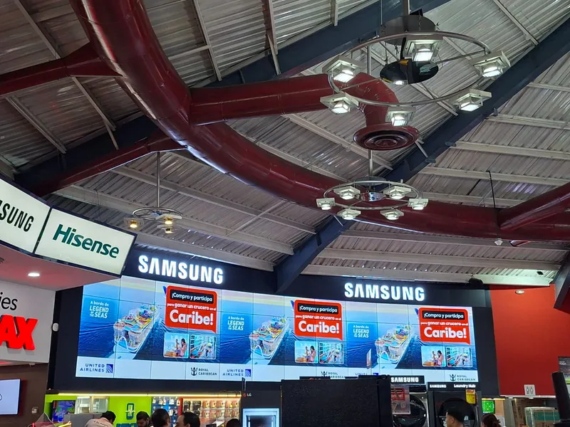 Fotografía de Video Wall en tienda