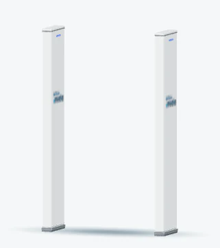 Vista del modelo 3D de Antenas de seguridad